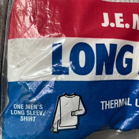 J.E. Morgan Men's Long Johns Thermal Set XL Long Sleeve Shirt & Pant USA 80s NOS - Picture 7 of 12